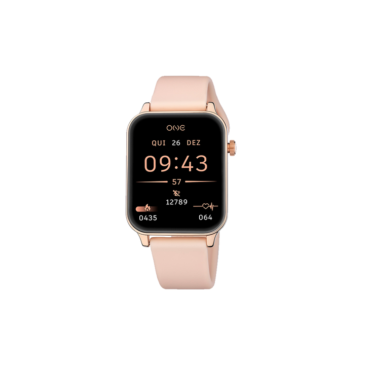 One Smartwatch Frame Rosegold-Peach
