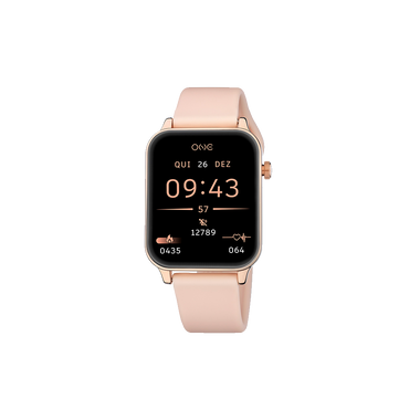 One Smartwatch Frame Rosegold-Peach