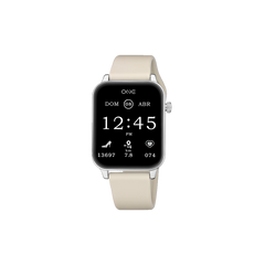 One Smartwatch Frame Silver-Beige