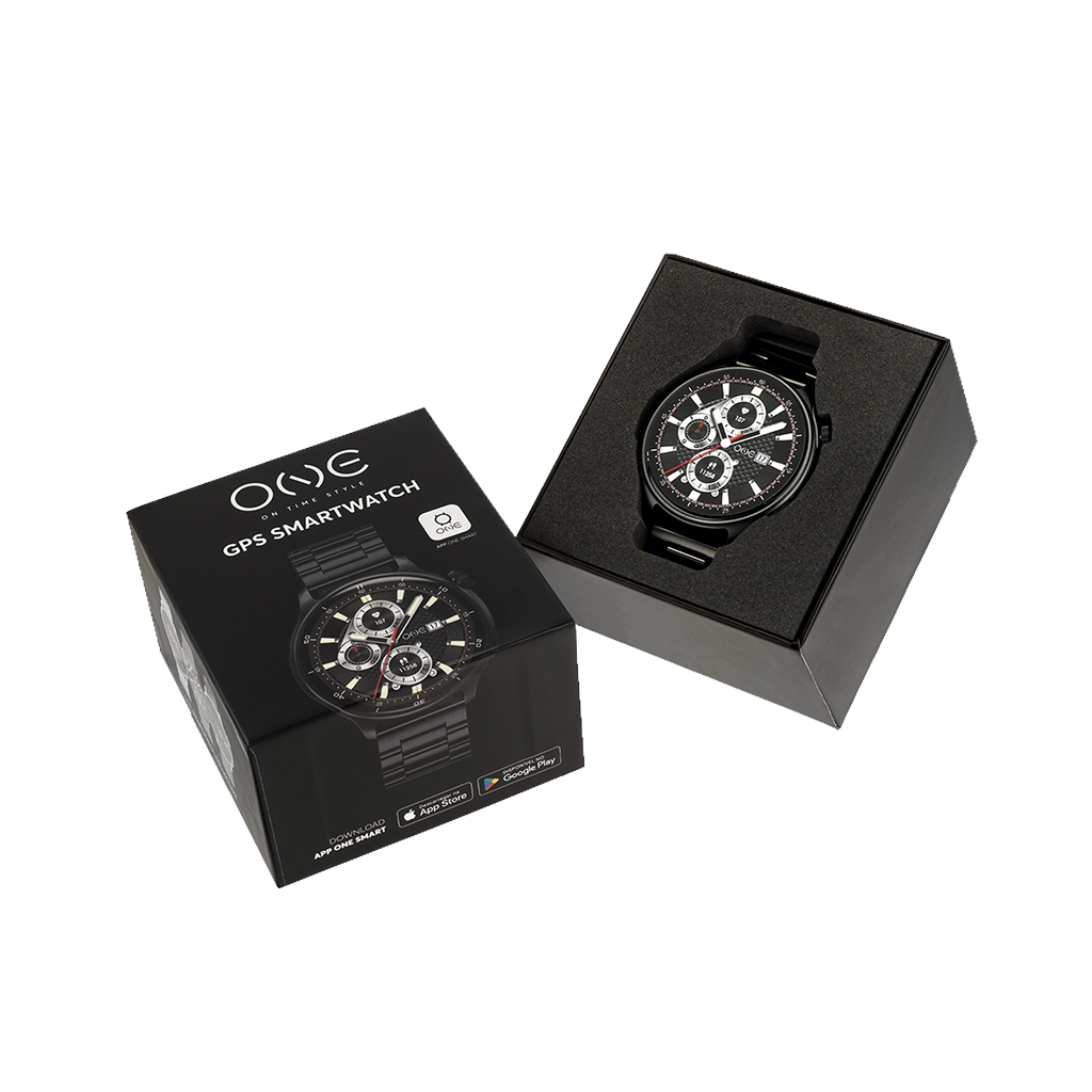 One Smartwatch Men Explorer GPS Black