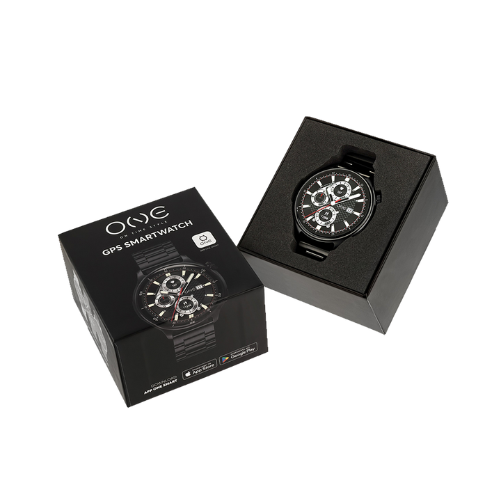 One Smartwatch Men Explorer GPS Black