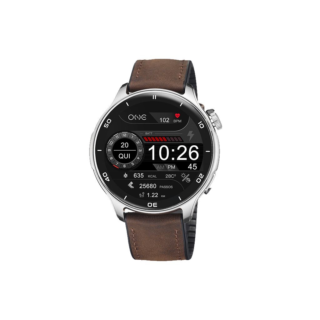 One Smartwatch Men Explorer GPS Brown