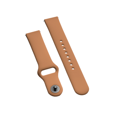 One Bracelete Silicone Smartwatch Caramelo