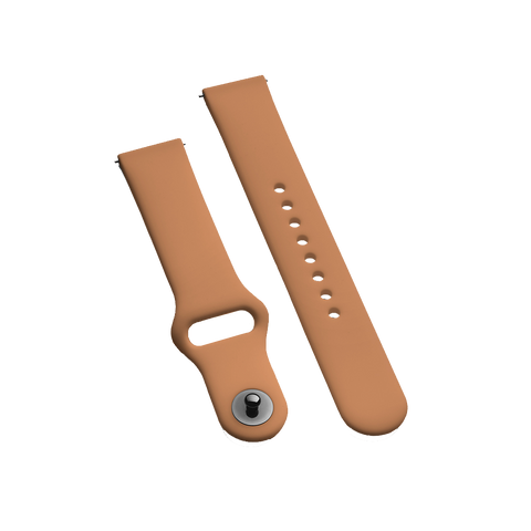 One Bracelete Silicone Smartwatch Caramelo