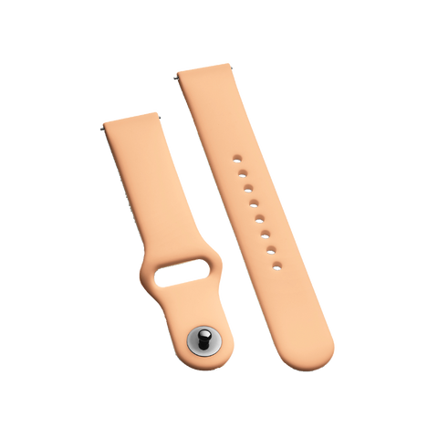 One Bracelete Silicone Smartwatch Pêssego