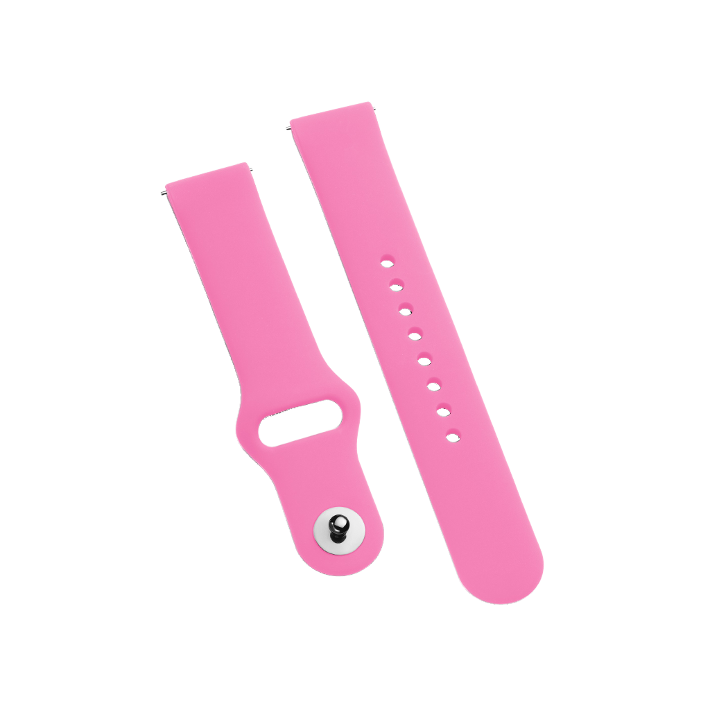 One Bracelete Silicone Smartwatch Rosa Vibrante