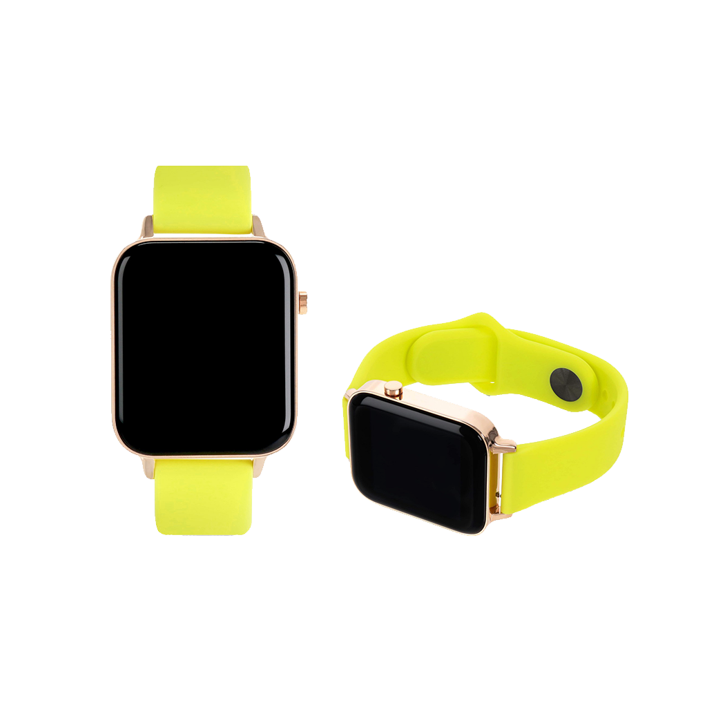 One Bracelete Silicone Smartwatch Verde Lima