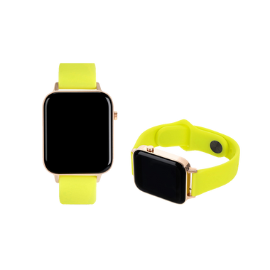 One Bracelete Silicone Smartwatch Verde Lima
