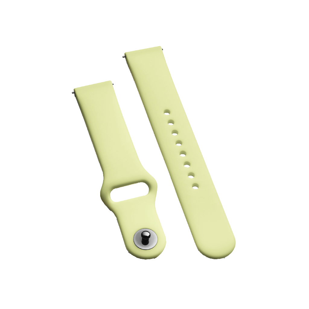 One Bracelete Silicone Smartwatch Verde Limão