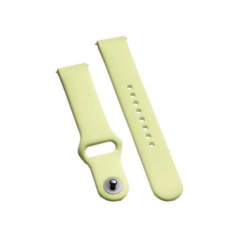 One Bracelete Silicone Smartwatch Verde Limão