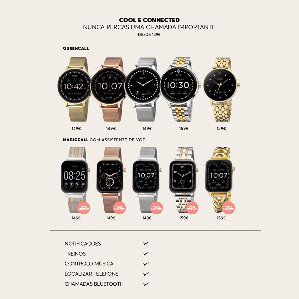Assistente de Voz do One Smartwatch de 3ª Geração na versão MagicCall
