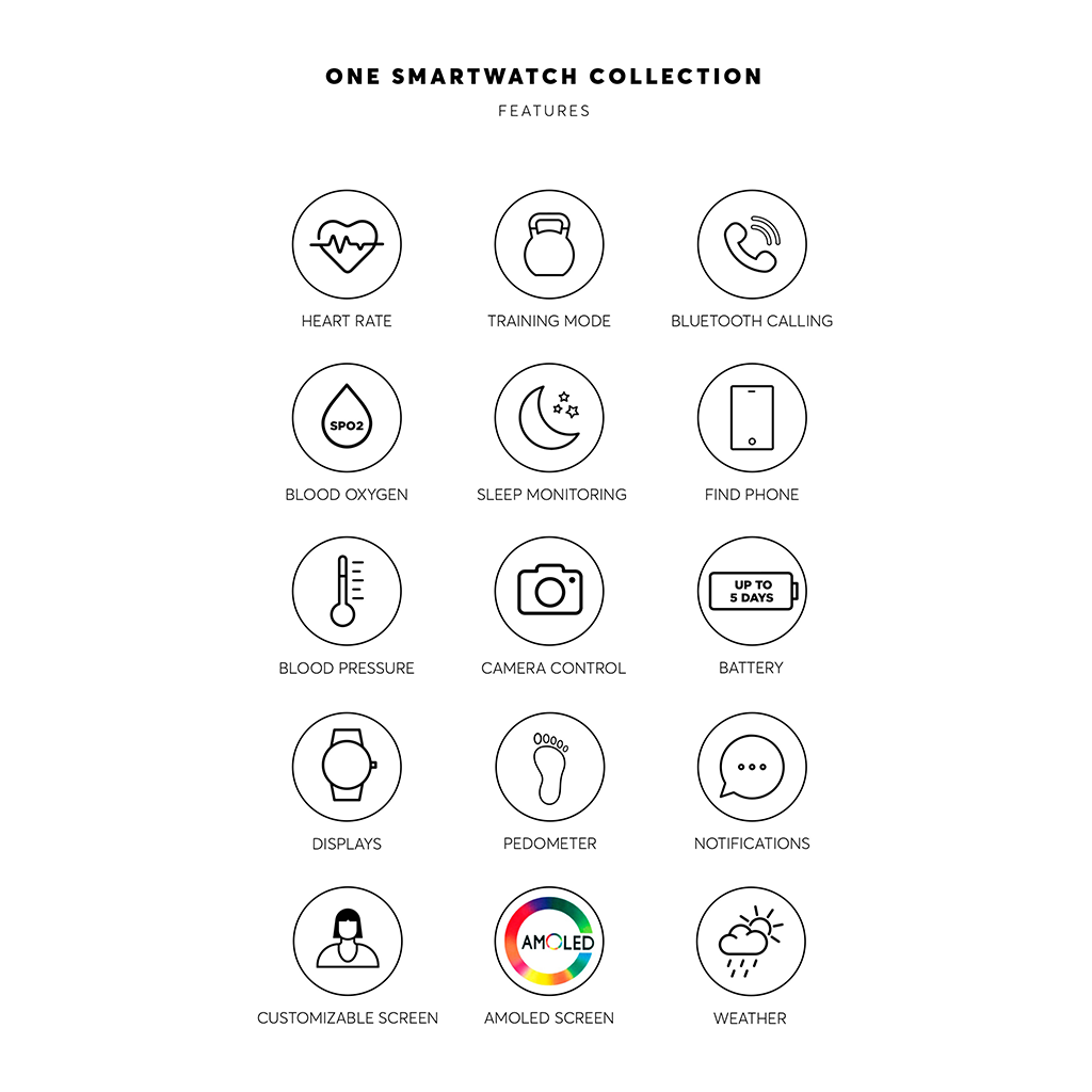 One Smartwatch Mini Spark Gold