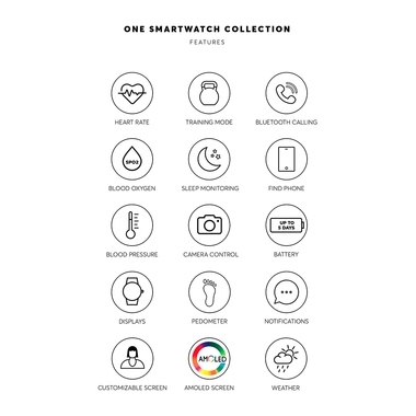 One Smartwatch Mini Spark Gold