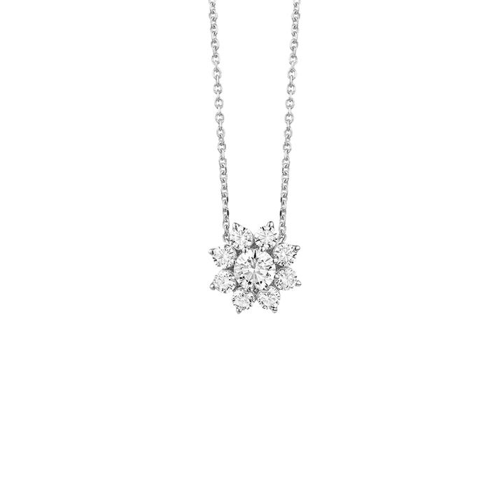 Colar Diamantes Classic Flor