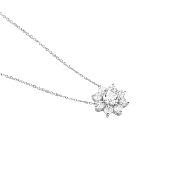 Colar Diamantes Classic Flor