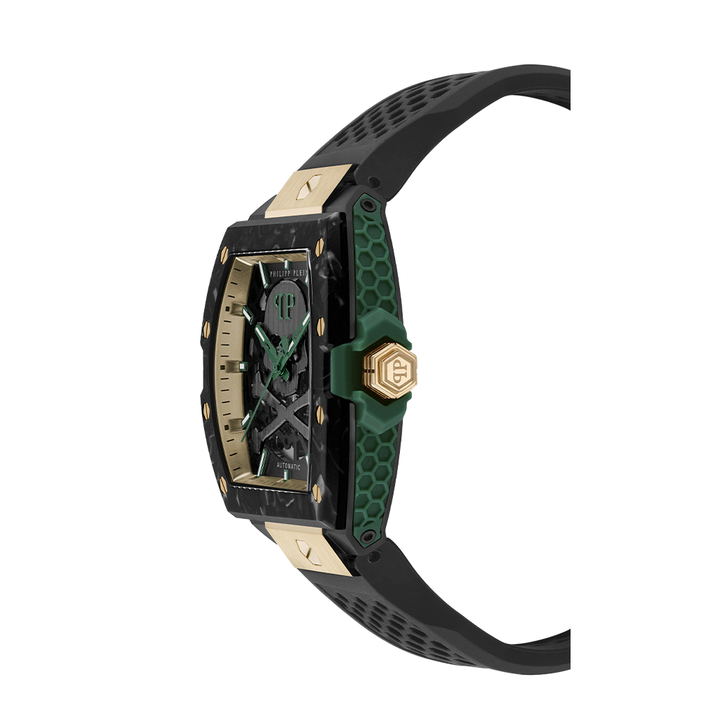 The Skeleton Auto Black 44mm