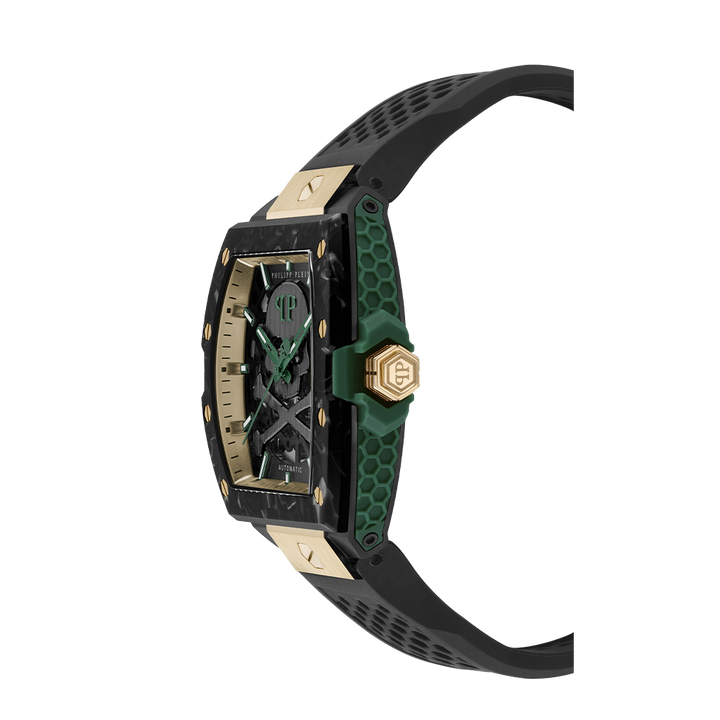 The Skeleton Auto Black 44mm