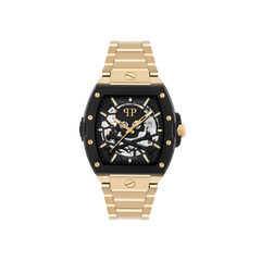 The Skeleton Auto Gold-Black 44mm