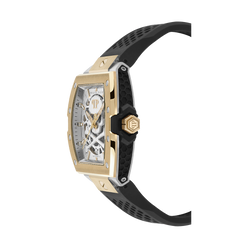 The Skeleton Auto Gold-Black 44mm