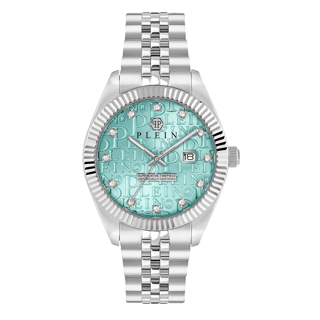 New Date Superlative Silver-Cyan 40mm