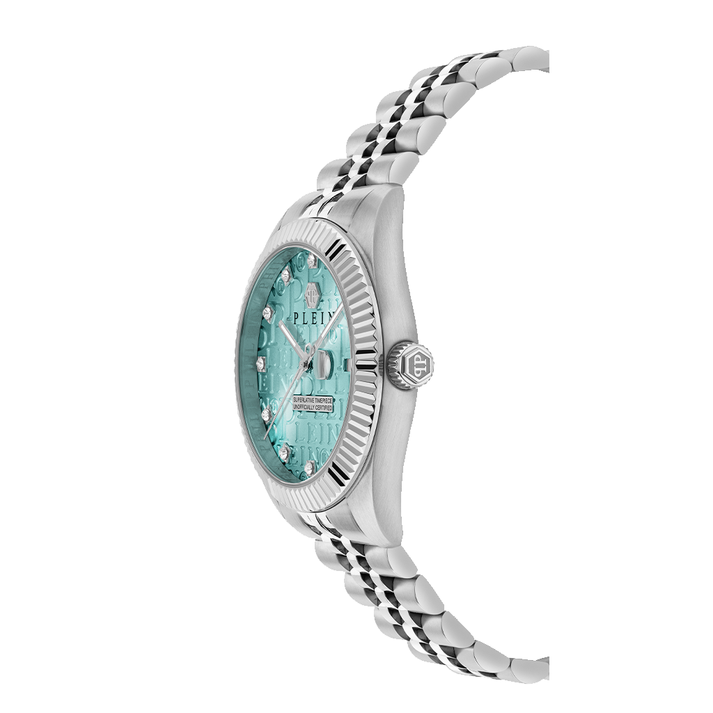 New Date Superlative Silver-Cyan 40mm