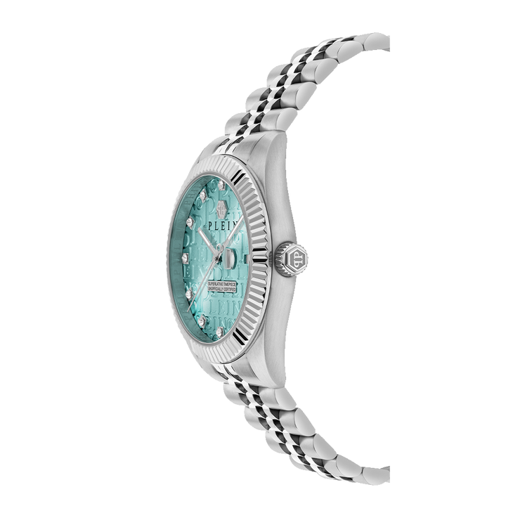 New Date Superlative Silver-Cyan 40mm