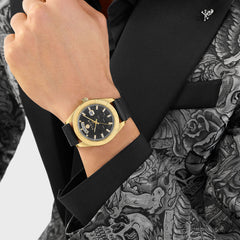 Date Superlative Gent Gold-Black 42mm