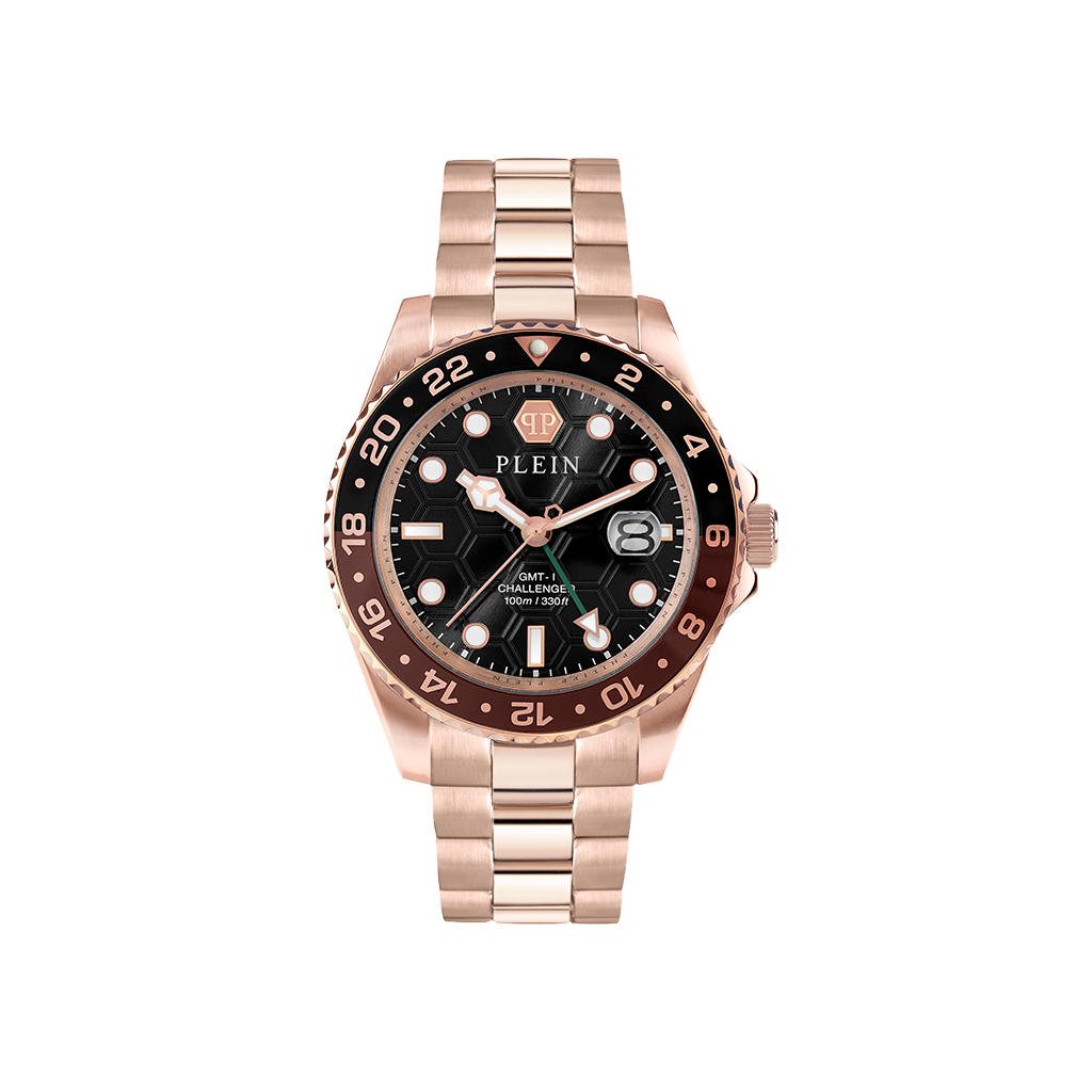 GMT-I Challenger RoseGold-Black 44mm