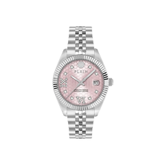 Date Superlative Silver-Pink 34mm