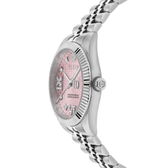 Date Superlative Silver-Pink 34mm