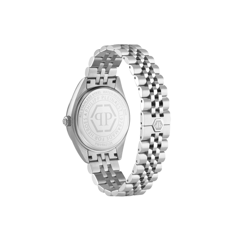 Date Superlative Silver-Pink 34mm