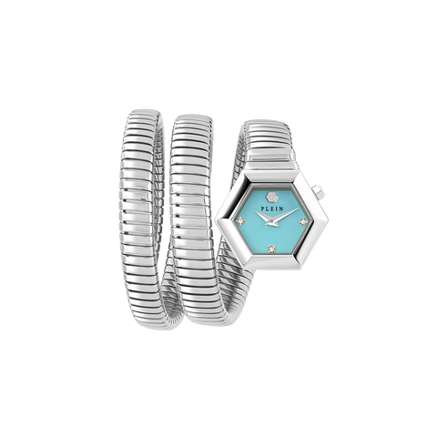 $nake Hexagon Silver-Blue 28mm