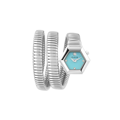 $nake Hexagon Silver-Blue 28mm