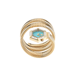 $nake Hexagon Gold-Blue 28mm