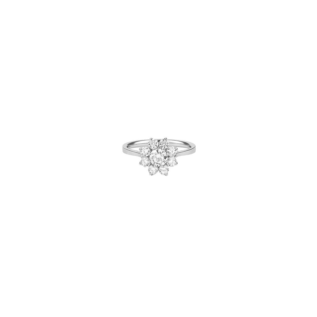 Anel Diamantes Classic Flor