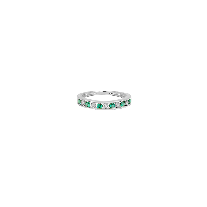 Anel Diamantes Standard Colors Esmeralda