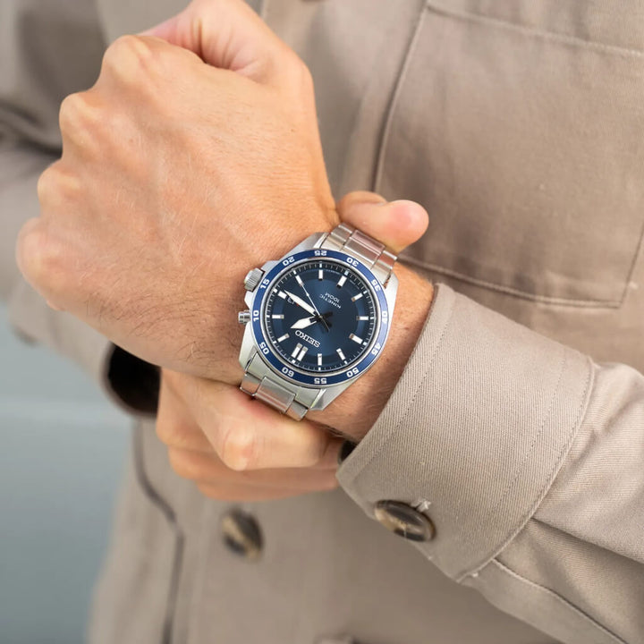 Kinetic Silver-Blue 42.6mm