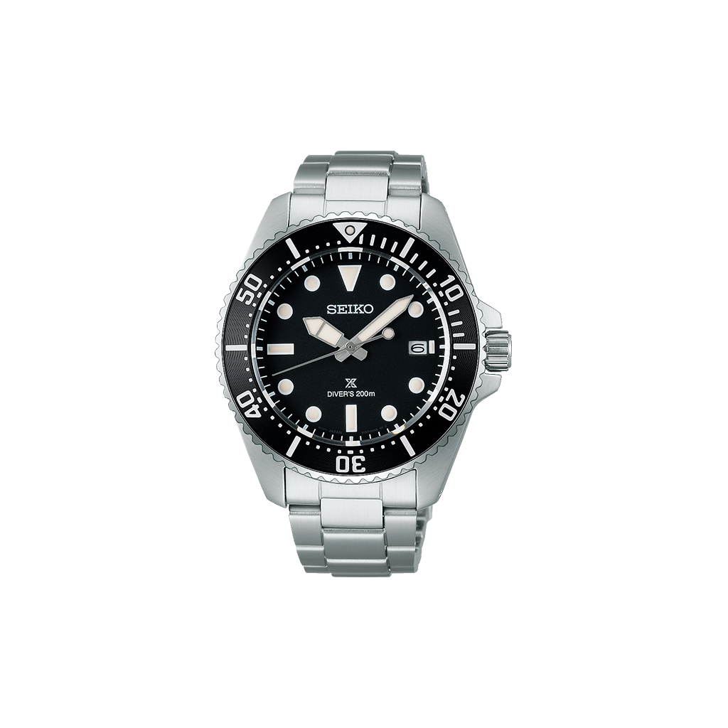 Prospex Diver's 200m Silver Black 41mm
