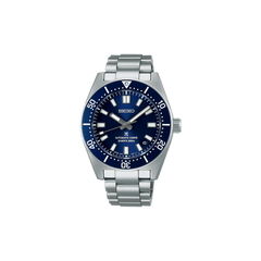 Relógio Prospex 1965 Heritage Diver's 300m prateado com mostrador azul