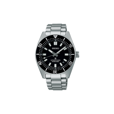 Relógio Prospex 1965 Heritage Diver's 300m prateado com mostrador preto