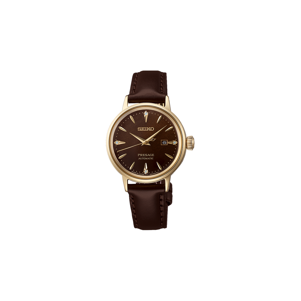 Presage Cocktail Time Gold-Brown 30.3mm