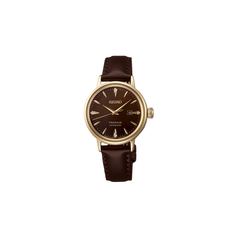 Presage Cocktail Time Gold-Brown 30.3mm