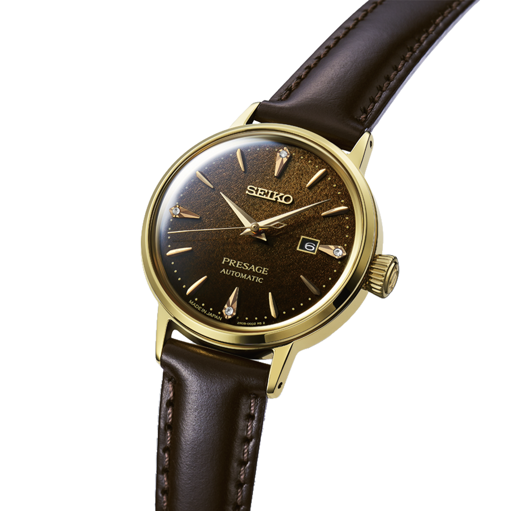 Presage Cocktail Time Gold-Brown 30.3mm