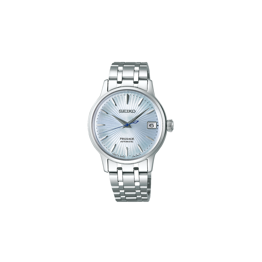 Presage Cocktail Time Silver White 33.8mm