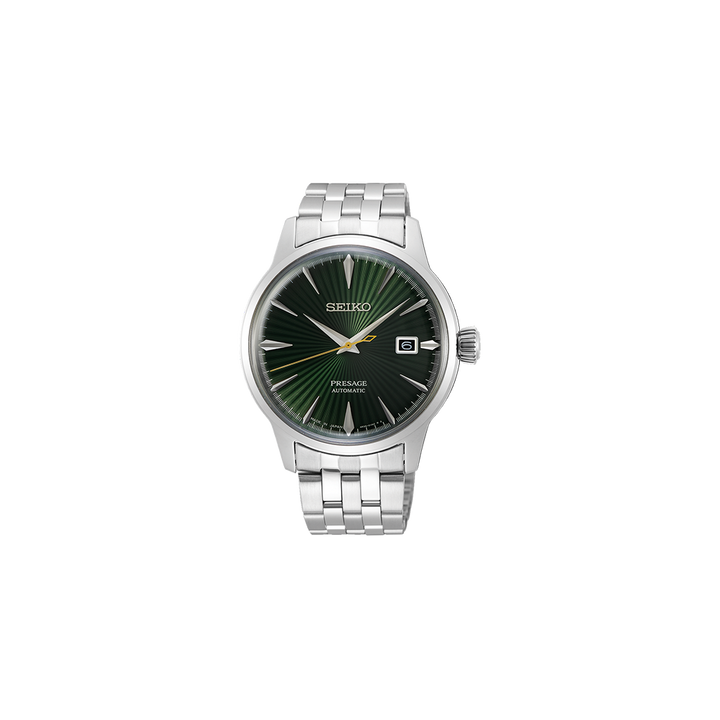 Presage Cocktail Time Silver Green 40.5mm