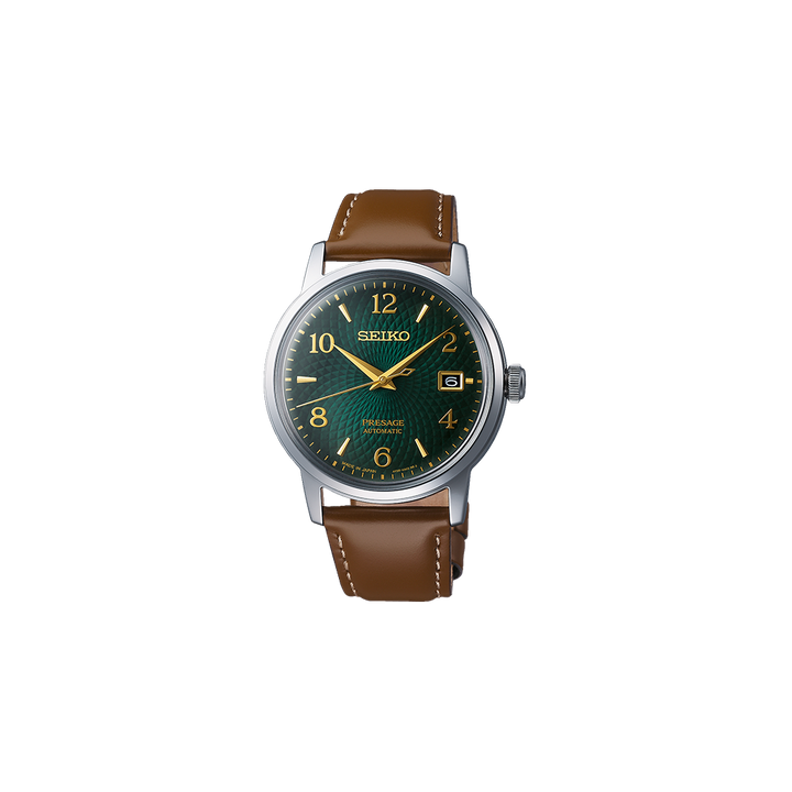 Presage Cocktail Time Brown Green 38.5mm