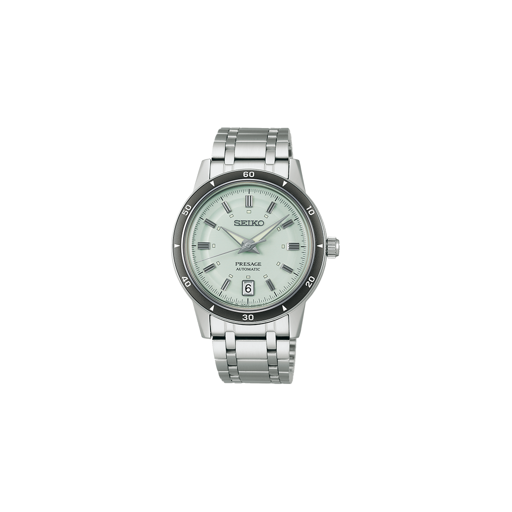 Presage Style 60's Silver-Green 39.5mm