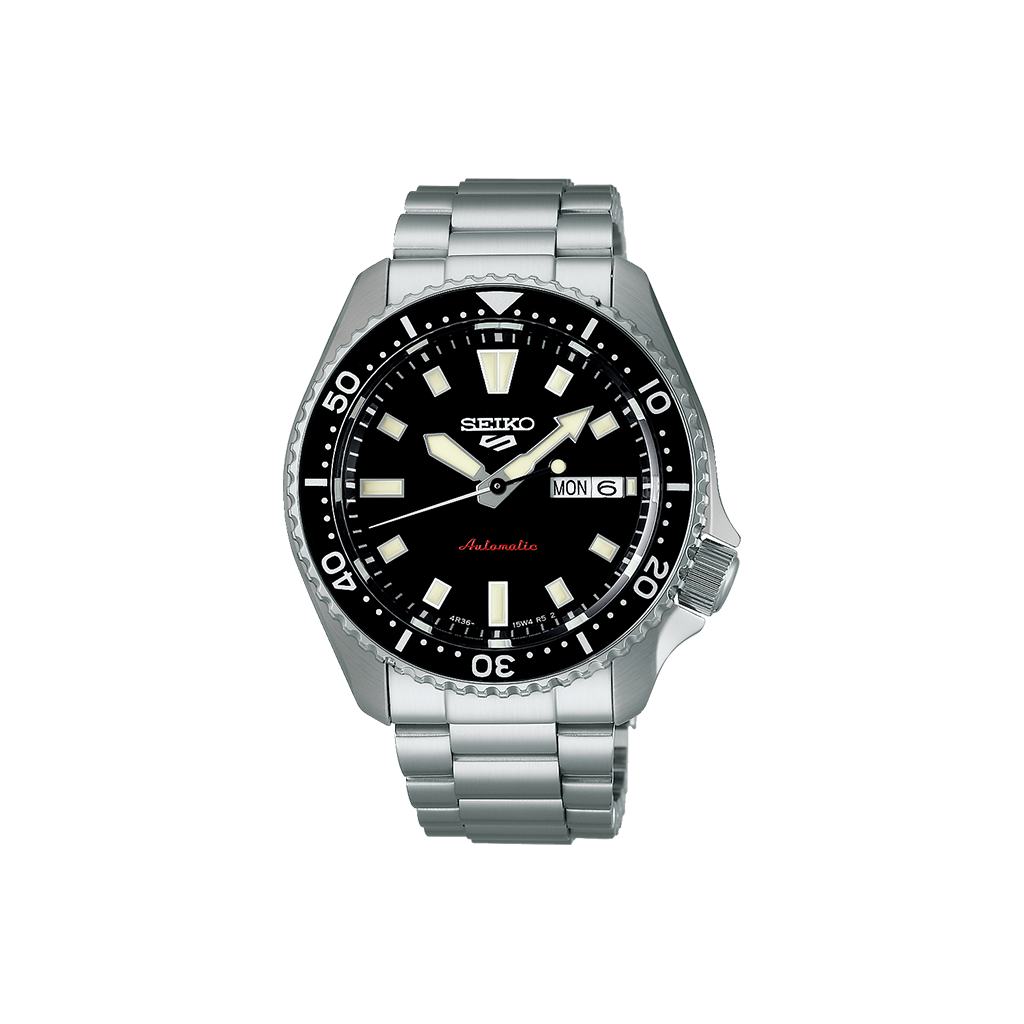 5 Sports SKX Suits Style Silver-Black 42.5mm