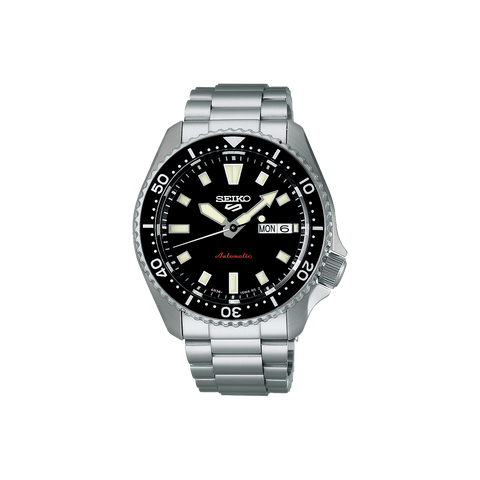 5 Sports SKX Suits Style Silver-Black 42.5mm