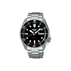 5 Sports SKX Suits Style Silver-Black 42.5mm